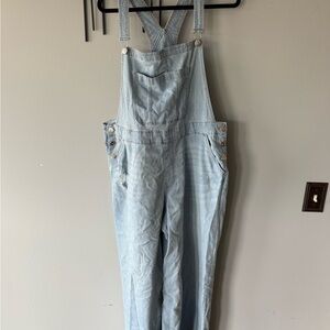 Jessica Simpson Light Blue Denim Wide Leg Overalls